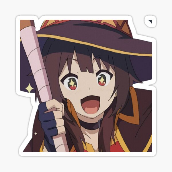 Megumin Thumbs Up Sticker for Sale by Meltey