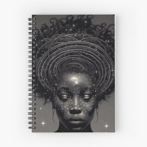 Item preview, Dark Astronomy Afro-Caribbean Black Magical Hair Space designed and sold by LocFestNYC.