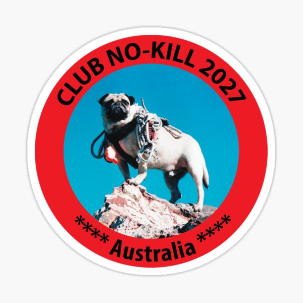 CLUB NO-KILL AUSTRALIA Sticker