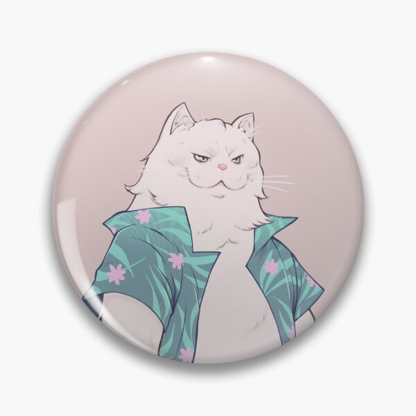 Item preview, Smug Cartoon Manga Cat Thug Kitty designed and sold by doodlingjay.
