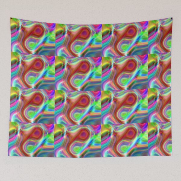 Item preview, Multi Colour Luminescent Swirl - Pattern designed and sold by jolabrese.