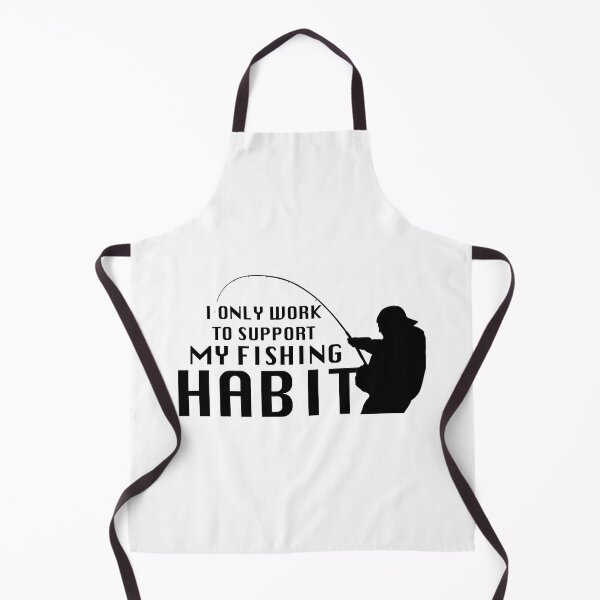 Item preview, i Only Work To Support My Fishing Habit designed and sold by Ambilart1.