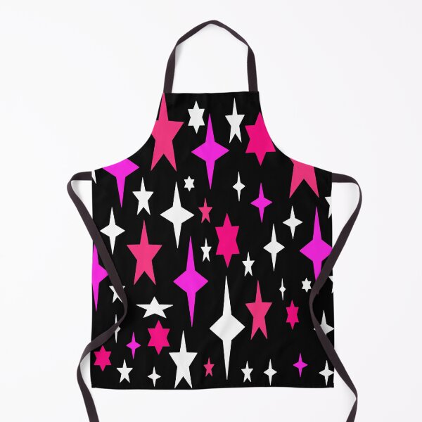 Item preview, Mid-century Atomic Stars Pink Fuchsia Retro designed and sold by 2sweetsDesign.