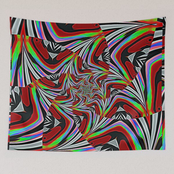 Item preview, Rainbow Holo Fractal Burst  designed and sold by BigTexFunkadelic.