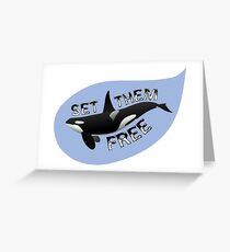 Set Them Free Greeting Card