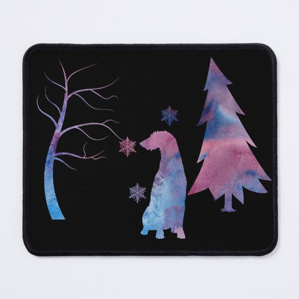Item preview, Deerhound Art Snowflakes Snow designed and sold by BittenByErmines.