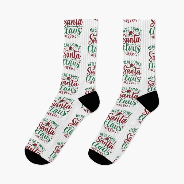 Item preview, Typograph Here Come Santa Claus designed and sold by Grady Bray.