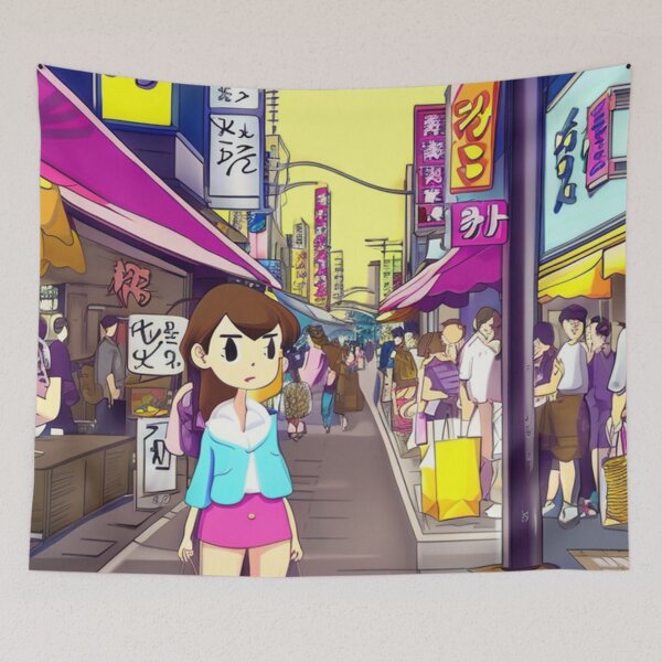 Item preview, Shopping in Ningbo - China Cartoon Style designed and sold by DesignerKin.
