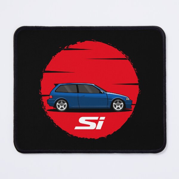 Item preview, Honda Civic Si Classic japan sun illustration designed and sold by blackdogshop.
