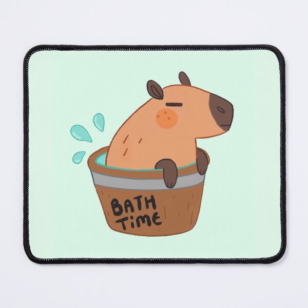 Item preview, Capybara Bath Time  designed and sold by doodledate.