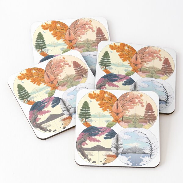 Item preview, Ukiyo-e four seasons designed and sold by RK - Shop.