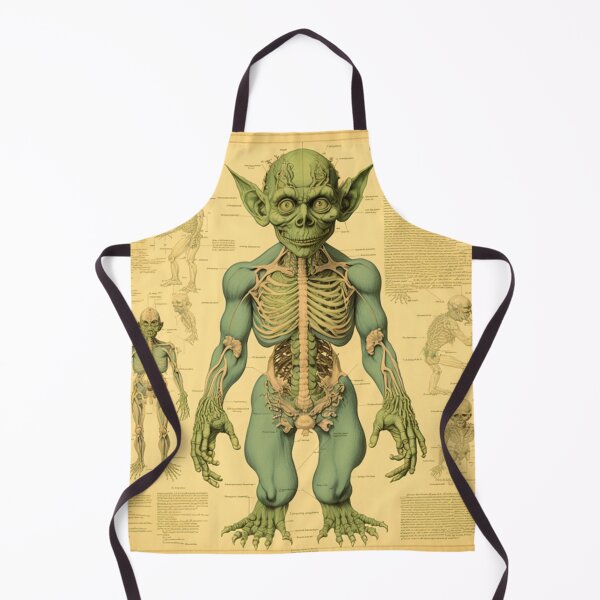 Item preview, Anatomical Goblin Blueprint Fantasy Page designed and sold by Itis-Whatitis.