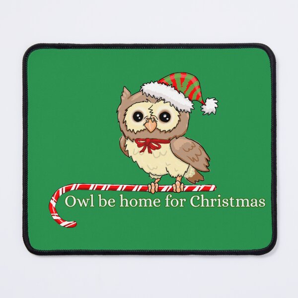 Item preview, Owl be home for Christmas designed and sold by DoodleMoose.