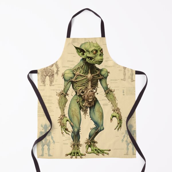 Item preview, Anatomical Goblin Blueprint Fantasy Page designed and sold by Itis-Whatitis.