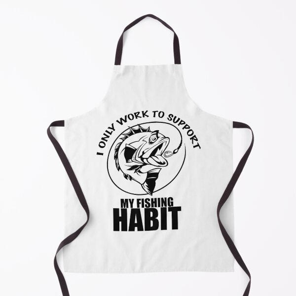 Item preview, i Only Work To Support My Fishing Habit designed and sold by Ambilart1.