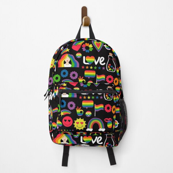 Item preview, LGBTQIA+ illustrated rainbows designed and sold by Bound by Threads.