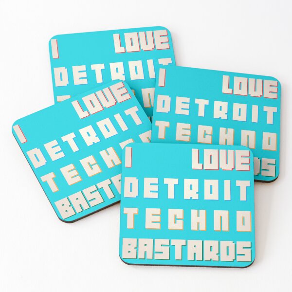 Item preview, I love Detroit Techno Bastards designed and sold by Lefteris Betsis.