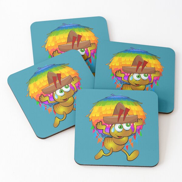 Item preview, Happy mexican ant with a pinata designed and sold by WorkerAnts.