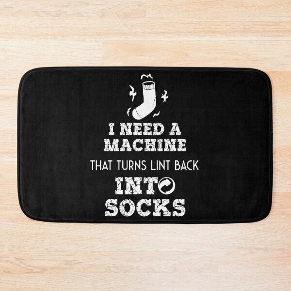 Item preview, Funny Missing Sock Laundry Joke designed and sold by Gold Wings Tees.