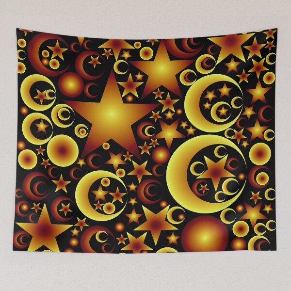 Item preview, Moons and Stars designed and sold by Mary Holstege.