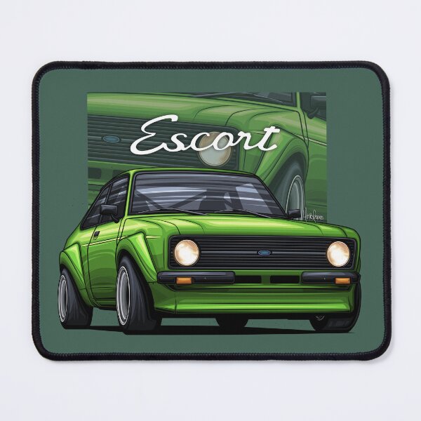 Item preview, Ford Escort RS2000 MK2 Green- Art designed and sold by Racing Art Store.