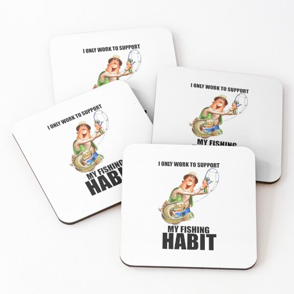 Item preview, i Only Work To Support My Fishing Habit  designed and sold by Ambilart1.