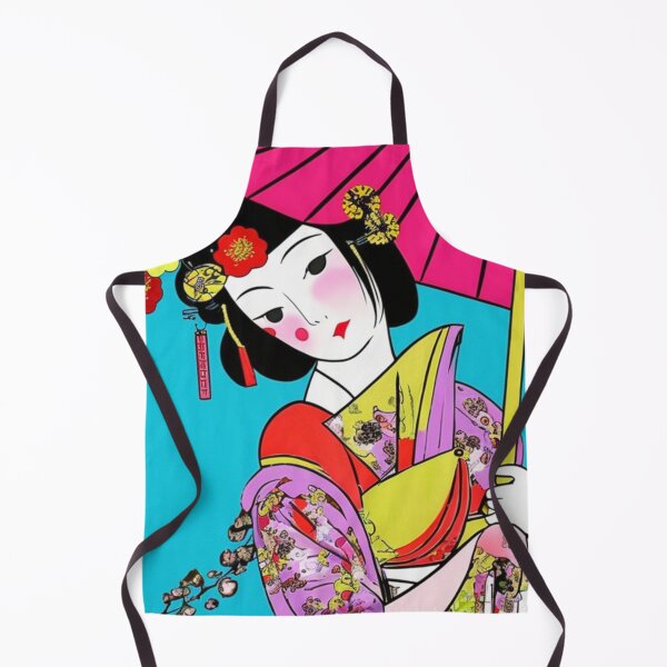 Item preview, A Beautiful Japanese Geisha - Cartoon Style designed and sold by DesignerKin.