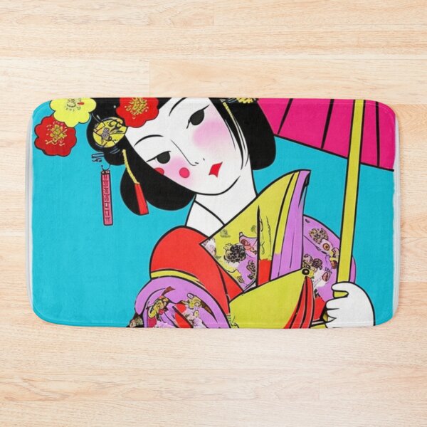 Item preview, A Beautiful Japanese Geisha - Cartoon Style designed and sold by DesignerKin.