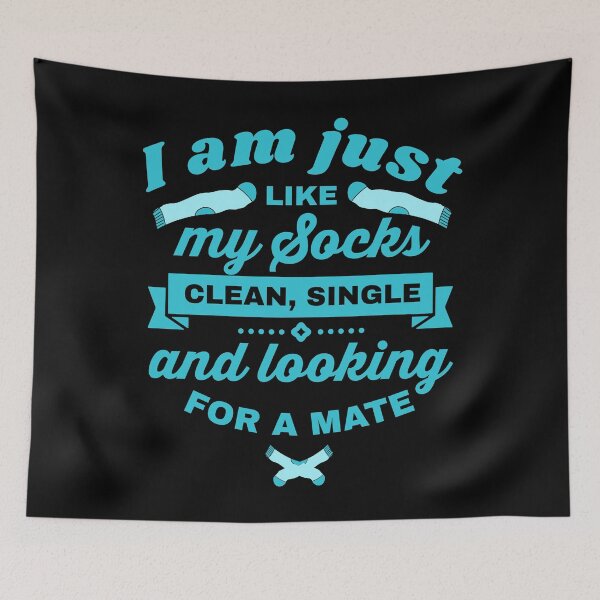 Item preview, Funny laundry single person dating humor designed and sold by Gold Wings Tees.