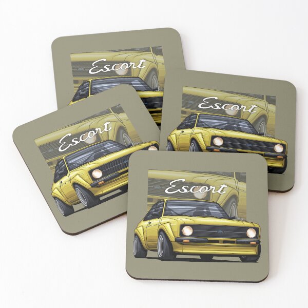Item preview, Ford Escort RS2000 MK2 Yellow - Art designed and sold by Racing Art Store.