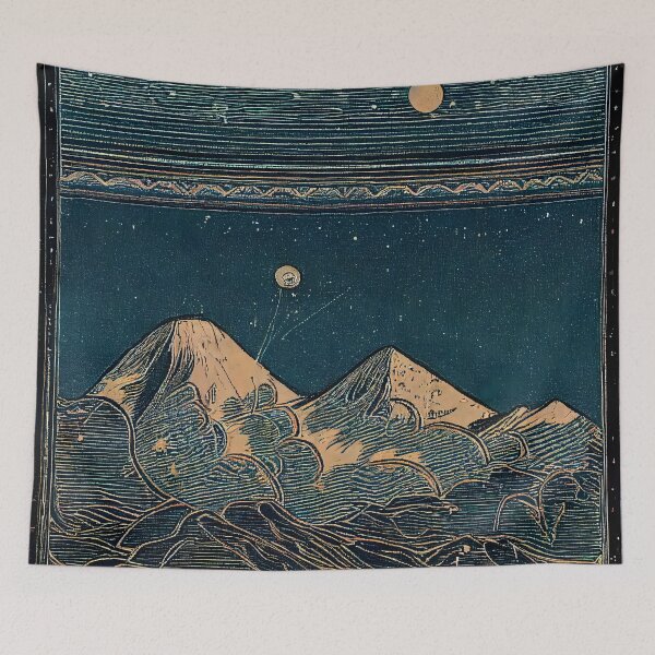 Item preview, Mountain Silhouettes designed and sold by SenkiAlphonse.