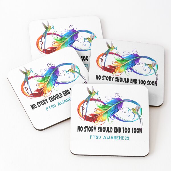 Item preview, PTSD Awareness - NO STORY SHOULD END TOO SOON designed and sold by Jennpak.
