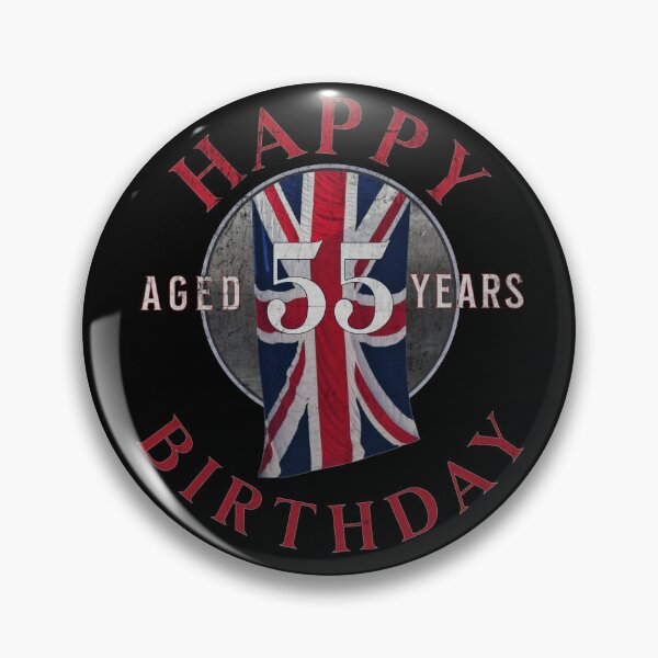Item preview, Happy Birthday aged 55 Years - 55th Birthday designed and sold by ALesterDesign.