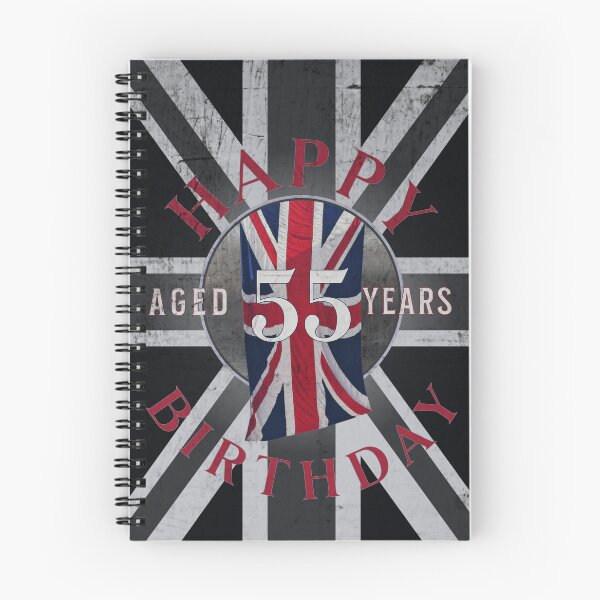 Item preview, Happy Birthday aged 55 Years - 55th Birthday designed and sold by ALesterDesign.
