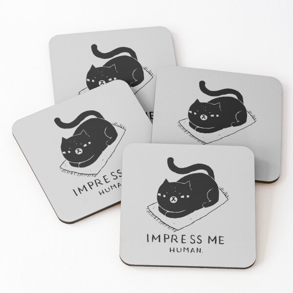Item preview, cat impress me human cat designed and sold by noha alzohbi.