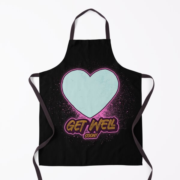 Item preview, Get Well Soon Aqua Parchment Paper Heart designed and sold by darknessjeff86.