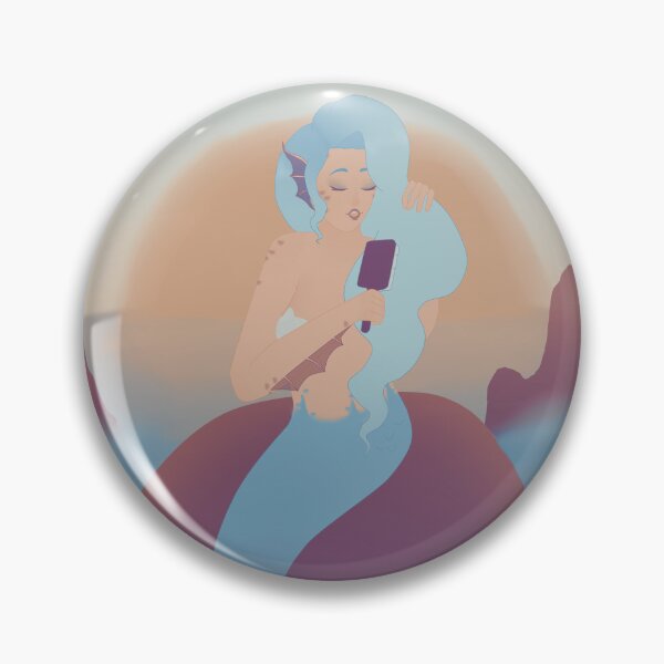 Item preview, Mermaid on the rocks designed and sold by mysteriousacorn.