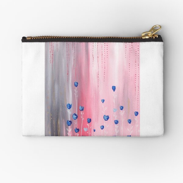 Sprinkling Blue Zipper Pouch