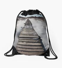 White Memorial Conservation Boardwalk Drawstring Bag