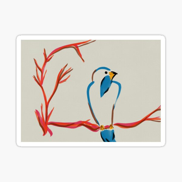 Aperçu de l'œuvre Oiseau Sumie créée et vendue par StudioMasha.