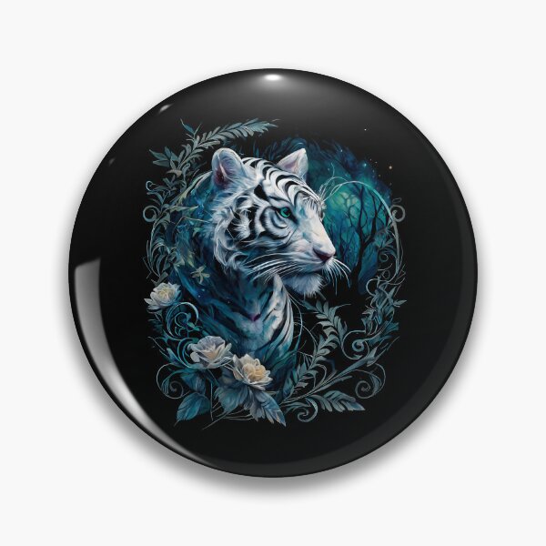 Artikelvorschau, Serene White Tiger entworfen und verkauft von Ajolan.