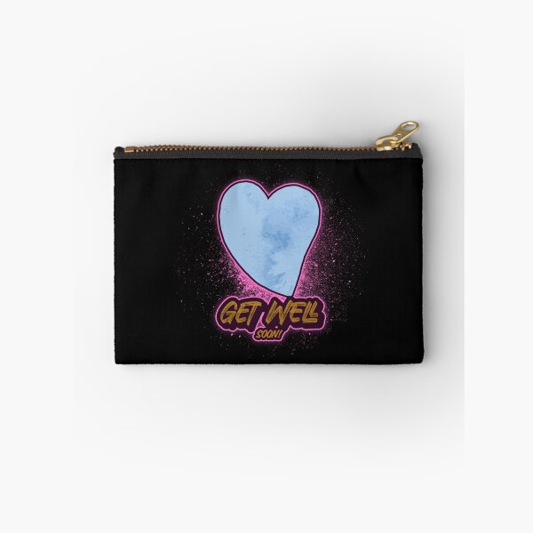 Item preview, Get Well Soon Blue Parchment Paper Heart designed and sold by darknessjeff86.