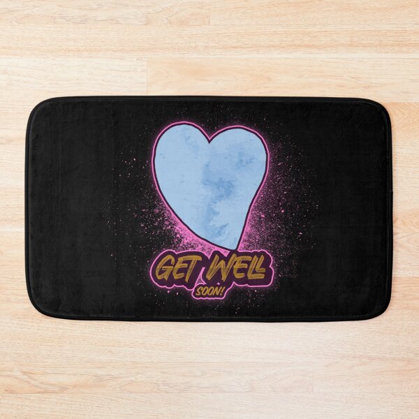 Item preview, Get Well Soon Blue Parchment Paper Heart designed and sold by darknessjeff86.