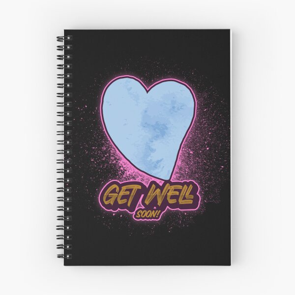 Item preview, Get Well Soon Blue Parchment Paper Heart designed and sold by darknessjeff86.
