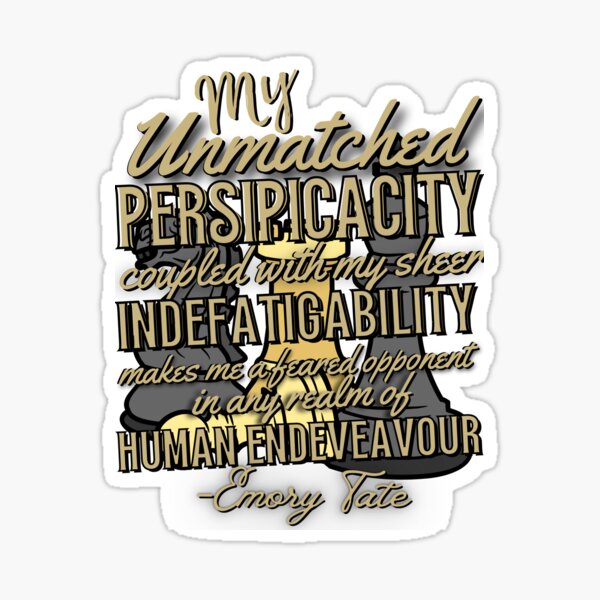 Marchandise de citation d'Andrew Tate Sticker