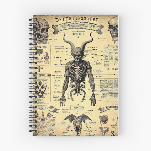 Item preview, Demon Anatomy Chart designed and sold by culturestash.