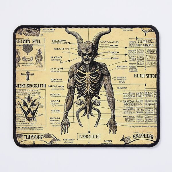 Item preview, Demon Anatomy Chart designed and sold by culturestash.