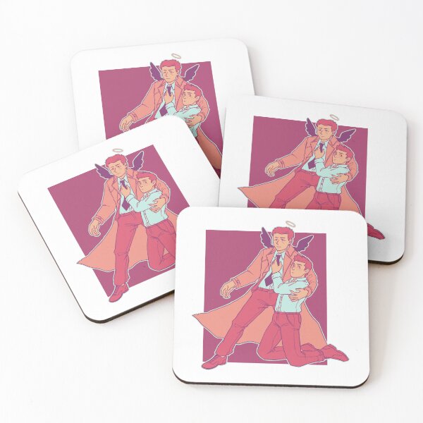 Item preview, Destiel Hero and Love Interest (Purple and Pink) designed and sold by shrimpedchip.