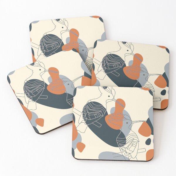 Item preview, Boho birds line art designed and sold by TipTopTapo.
