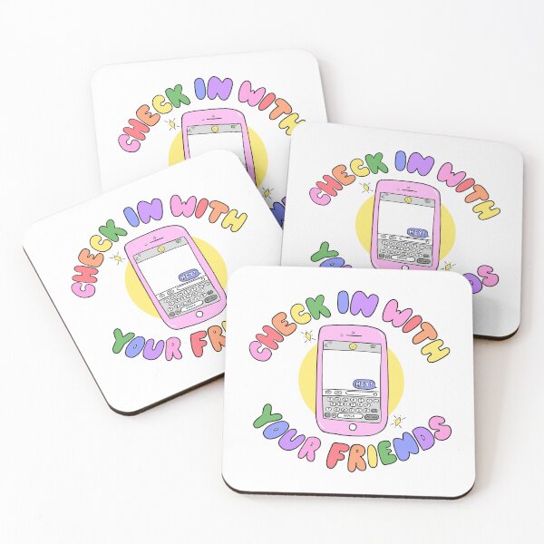 Item preview, Check In With Your Friends designed and sold by crystaldraws.